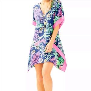 Lilly Pulitzer S/M Julie Silk Caftan